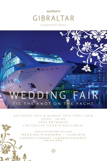 Welcome to the First Sunborn Hotel Gibraltar Wedding Show