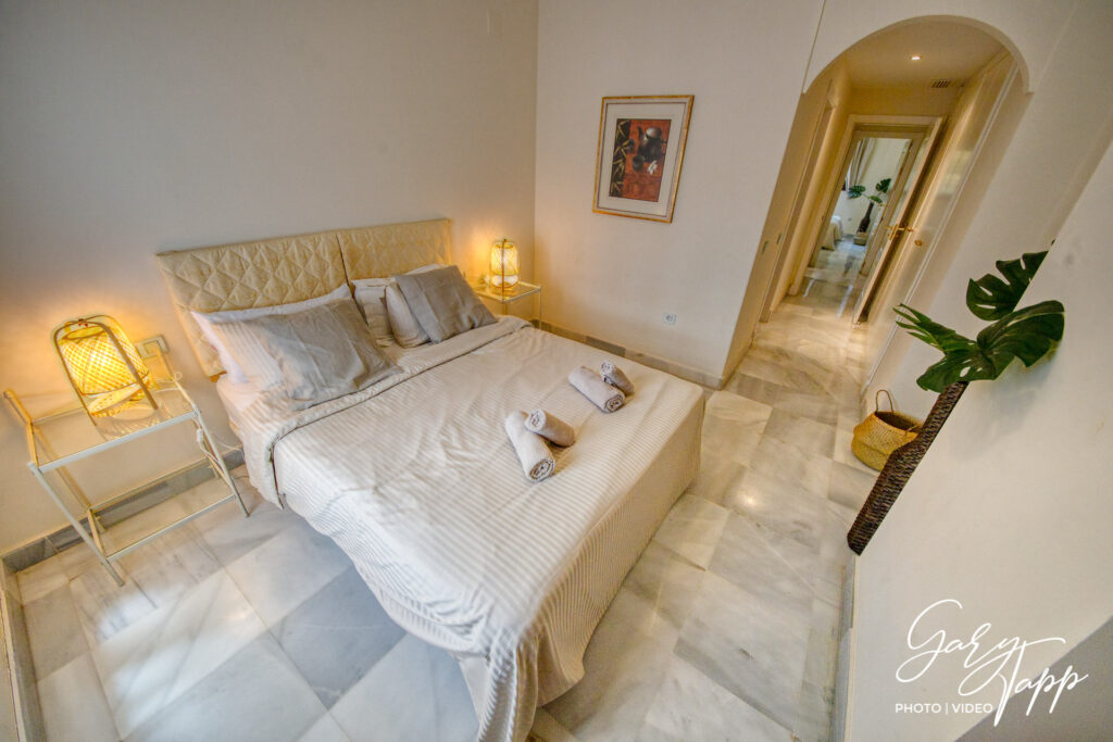 Bedroom interior Real Estate Photographer in Estepona